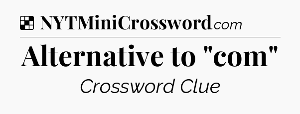 Solution: Alternative to 