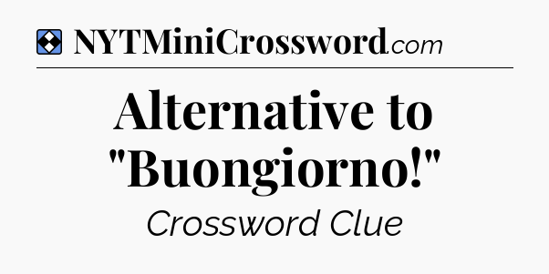 Solution: Alternative to 