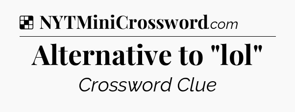 Solution: Alternative to 