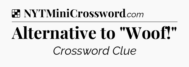 Solution: Alternative to 