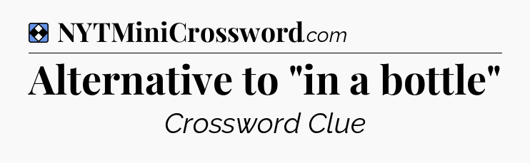 Solution: Alternative to 