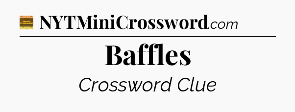 Baffles - Eugene Sheffer Crossword