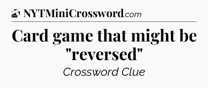 Card game that might be 