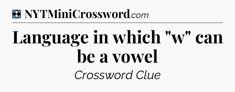 Solution: Language in which 
