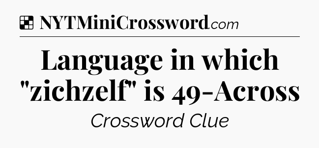 Solution: Language in which 