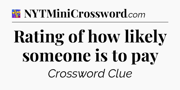 Rating of how likely someone is to pay Codycross