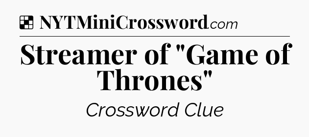 Solution: Streamer of 