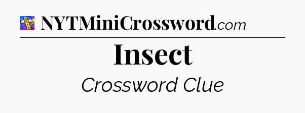 Insect Codycross
