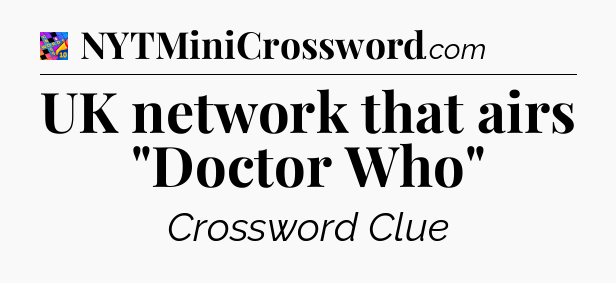 UK network that airs 