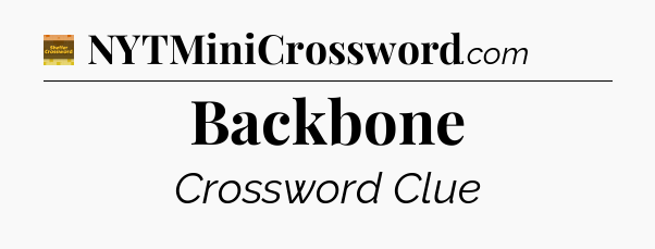 Backbone - Eugene Sheffer Crossword