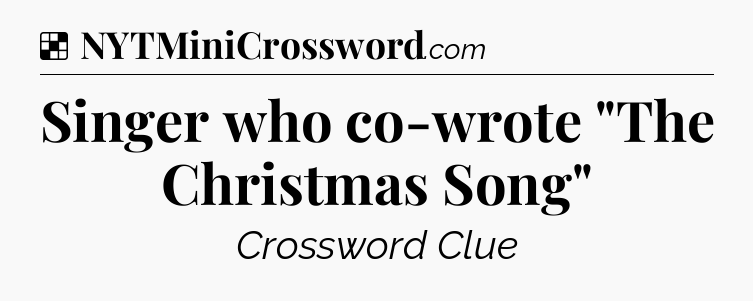 Solution: Singer who co-wrote 
