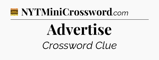 Advertise - Eugene Sheffer Crossword