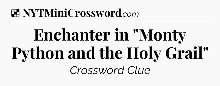 Solution: Enchanter in 