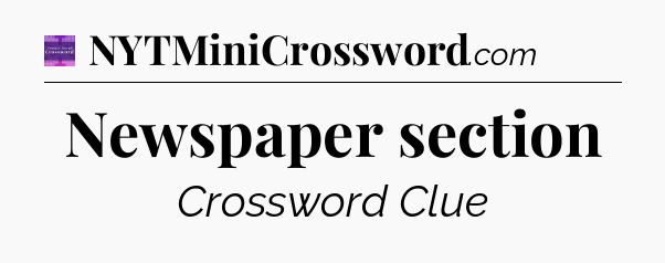 Newspaper section - Thomas Joseph Crossword