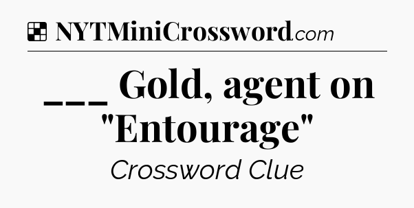 Solution: ___ Gold, agent on 