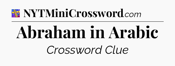 Abraham in Arabic Codycross