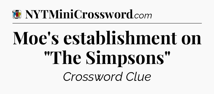 Moe's establishment on 