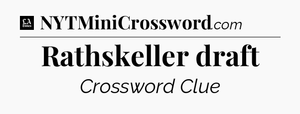 Rathskeller draft - LA Times Crossword