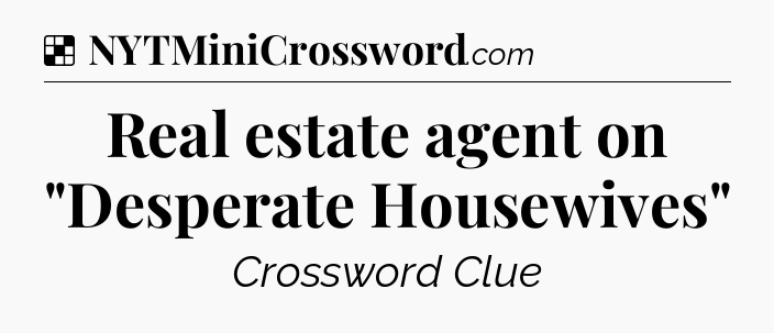 Solution: Real estate agent on 