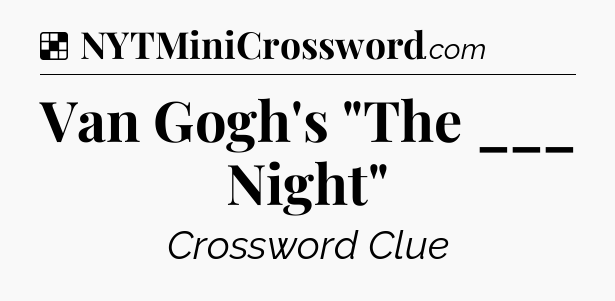 Solution: Van Gogh's 