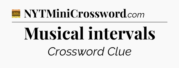 Musical intervals - Eugene Sheffer Crossword