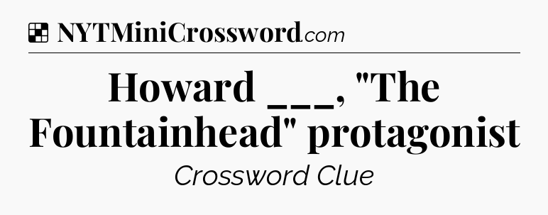 Solution: Howard ___, 