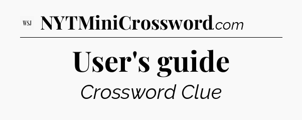 User's guide - WSJ Crossword