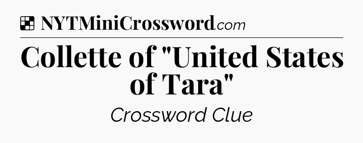 Solution: Collette of 