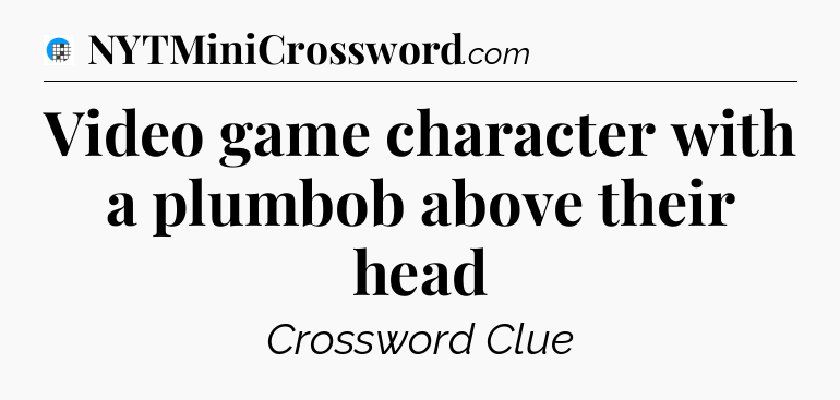 Video game character with a plumbob above their head Crossword Clue