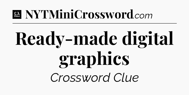 Ready-made digital graphics - LA Times Crossword