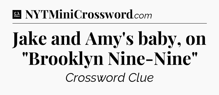 Jake and Amy's baby, on 