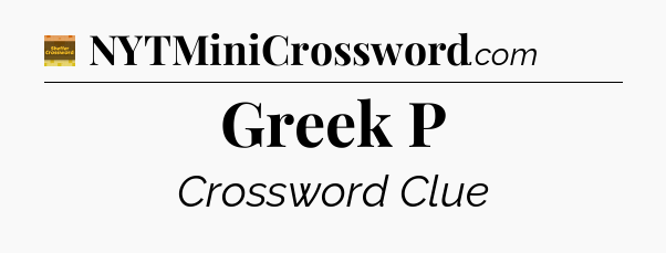 Greek P - Eugene Sheffer Crossword