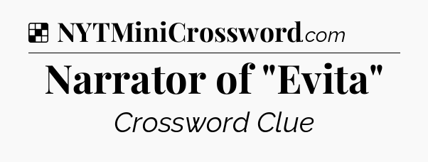 Solution: Narrator of 