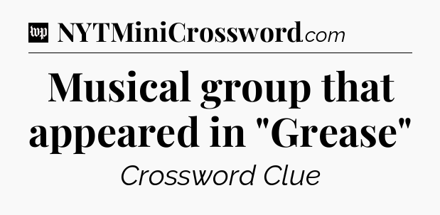 Musical group that appeared in 