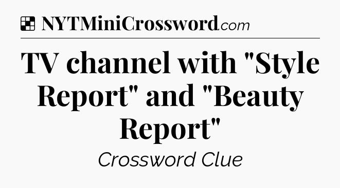 Solution: TV channel with 