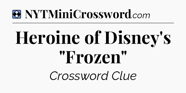 Solution: Heroine of Disney's 