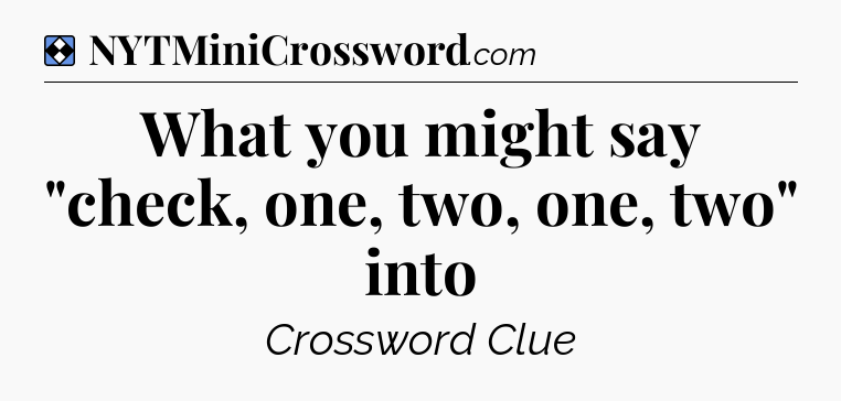 Solution: What you might say 