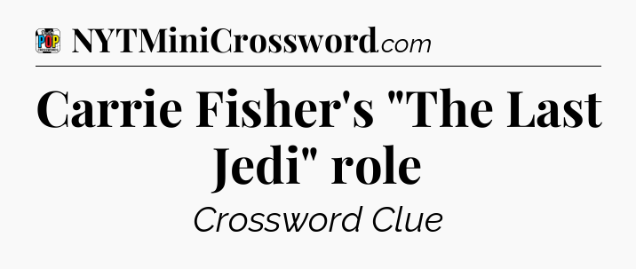 Carrie Fisher's 