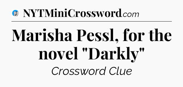 Marisha Pessl, for the novel 
