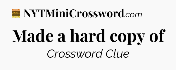 Made a hard copy of - Eugene Sheffer Crossword