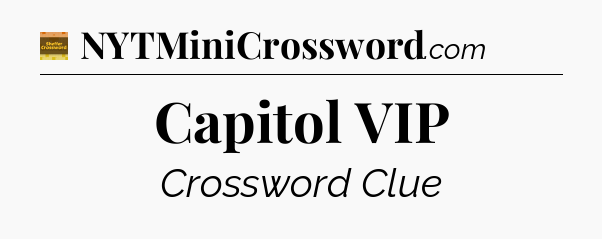 Capitol VIP - Eugene Sheffer Crossword
