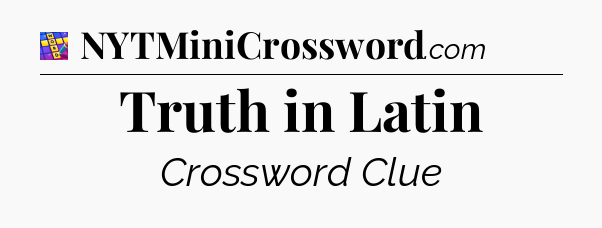 Truth in Latin Codycross