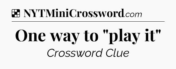 Solution: One way to 