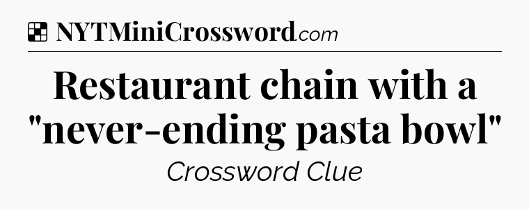 Solution: Restaurant chain with a 
