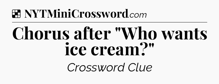 Solution: Chorus after 