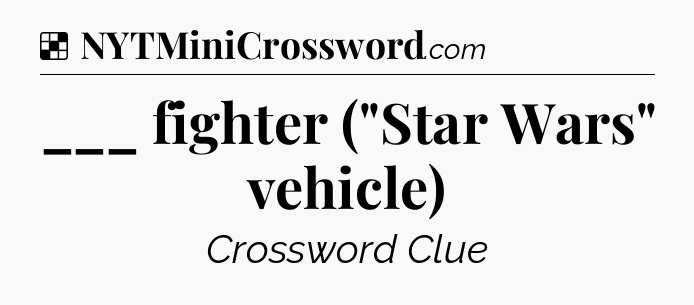 Solution: ___ fighter (