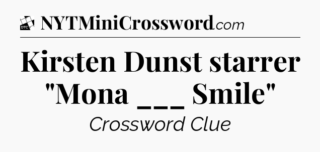 Kirsten Dunst starrer 