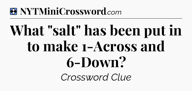 Solution: What 