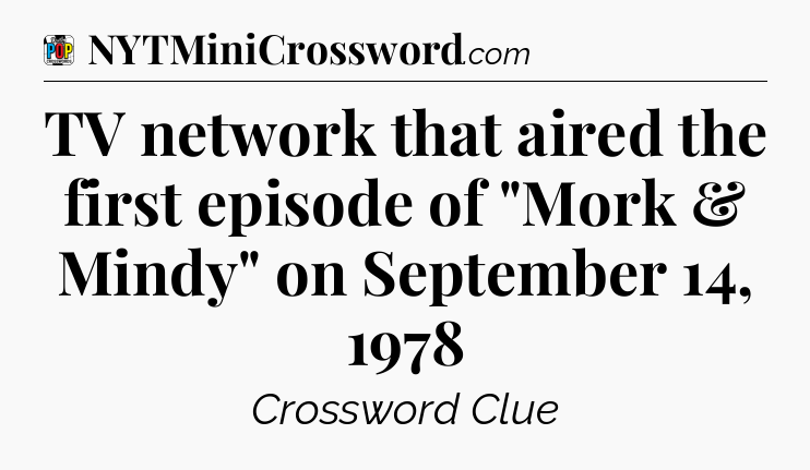 TV network that aired the first episode of 