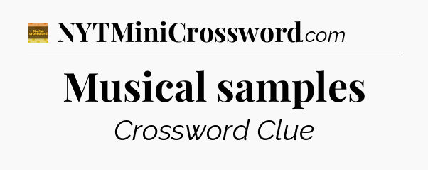 Musical samples - Eugene Sheffer Crossword